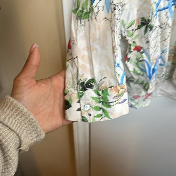 Zara floral print blouse - Picture 5 of 8